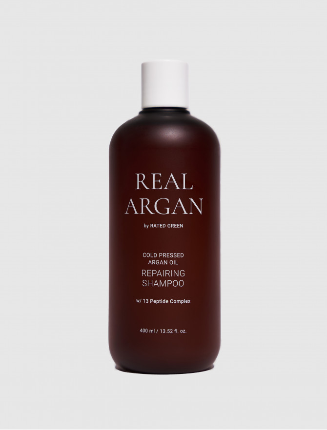Восстанавливающий шампунь с аргановым маслом RATED GREEN Real Argan Repairing Shampoo 400 мл фото 1, цены, отзывы