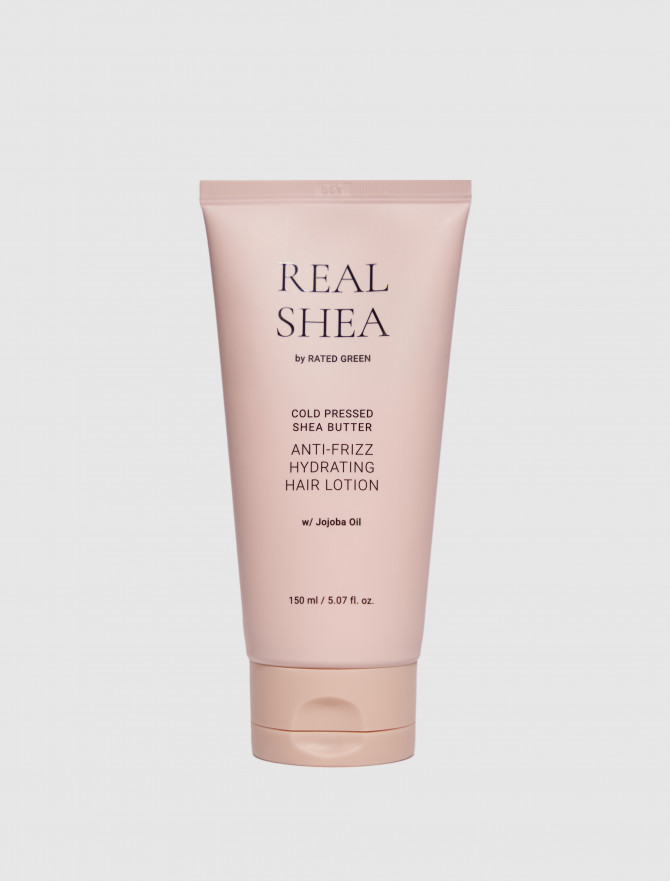 Увлажняющий лосьон для волос с маслом ши RATED GREEN Real Shea Cold Pressed Shea Butter Anti-frizz Hydrating Hair Lotion фото 1, цены, отзывы